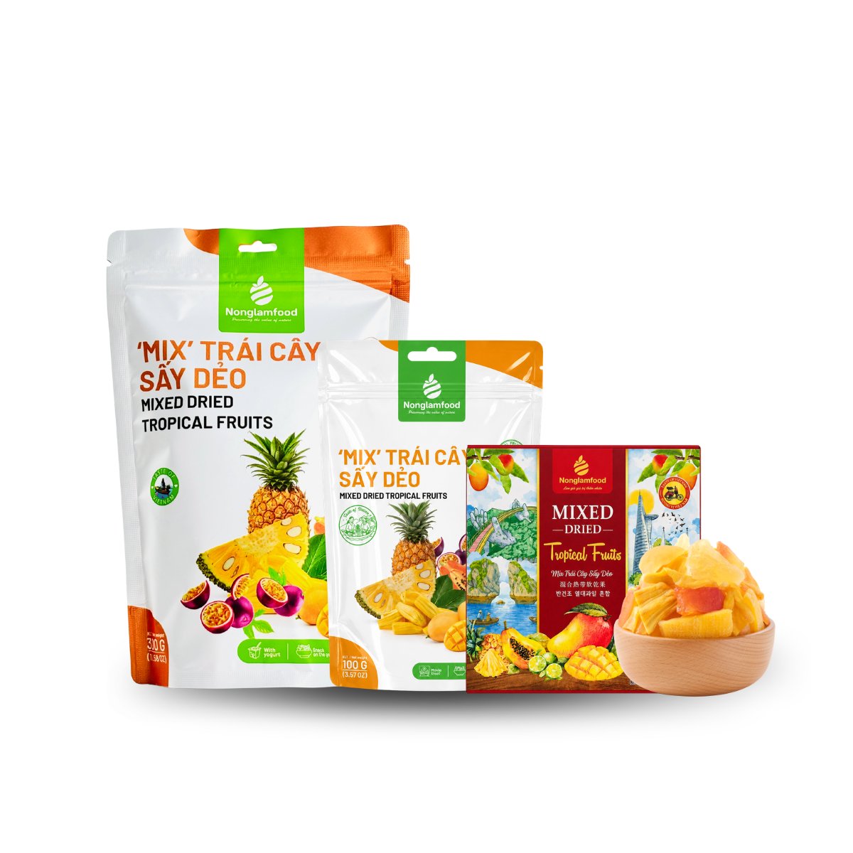 Trái cây thập cẩm sấy dẻo 