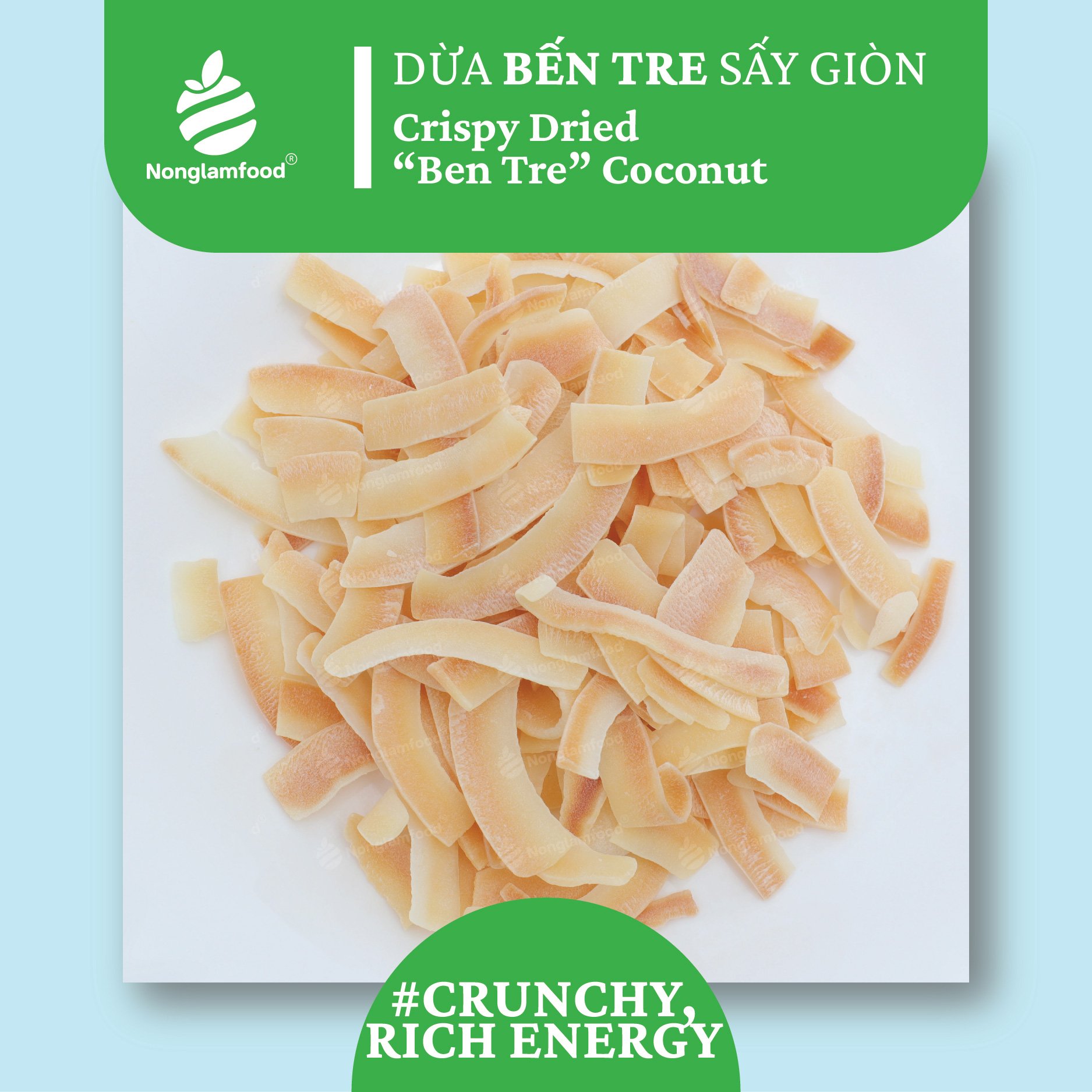 Dừa sấy giòn