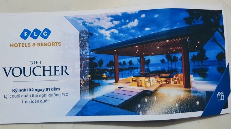 Vé du lịch hobặc voucher nghỉ dưỡng