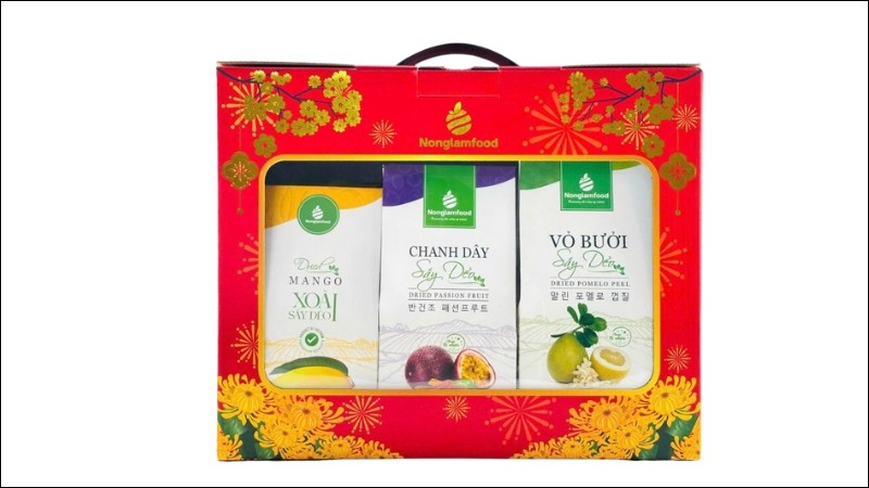 hộp quà trái cây sấy dẻo