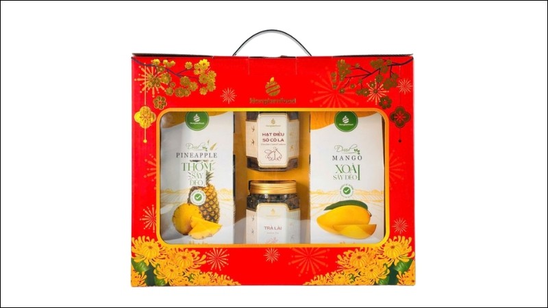 hộp quà trái cây sấy dẻo