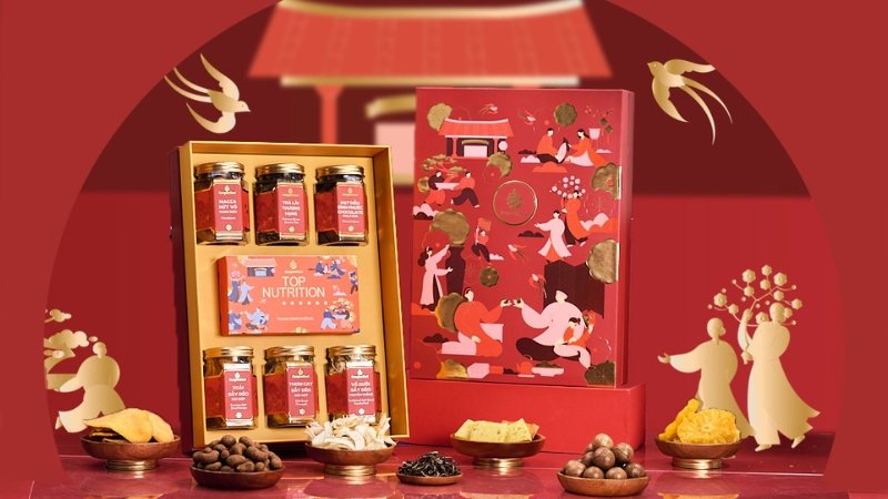 Quà Tết sáng tạo độc quyền in logo doanh nghiệp