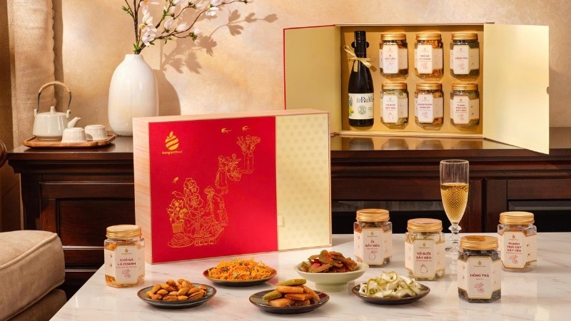 trái cây sấy quà tết