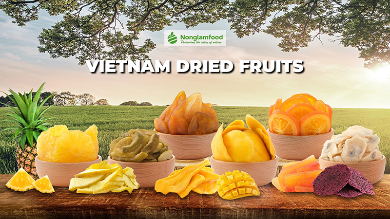 Danh mục sản phẩm công ty trái cây sấy xuất khẩu Nông Lâm Food