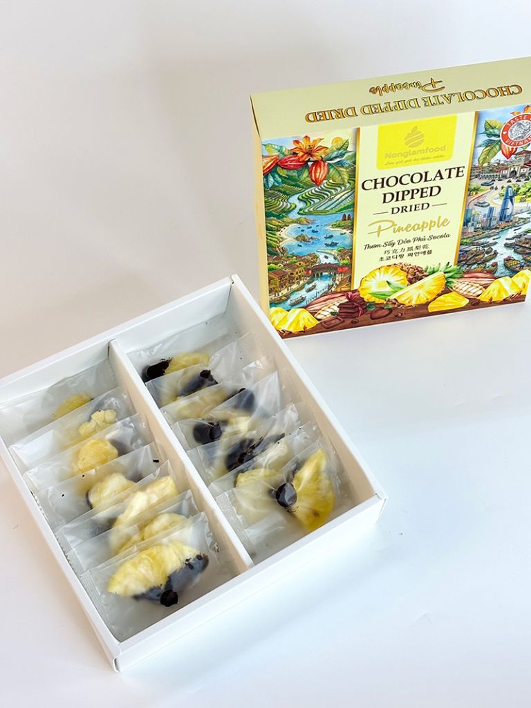Trái cây phủ socola