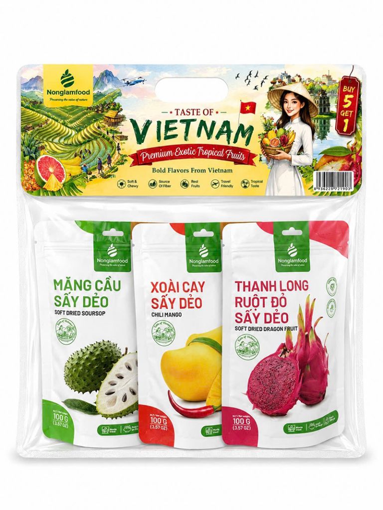 Mua sỉ trái cây sấy khô từ nhà sản xuất Nông Lâm Food