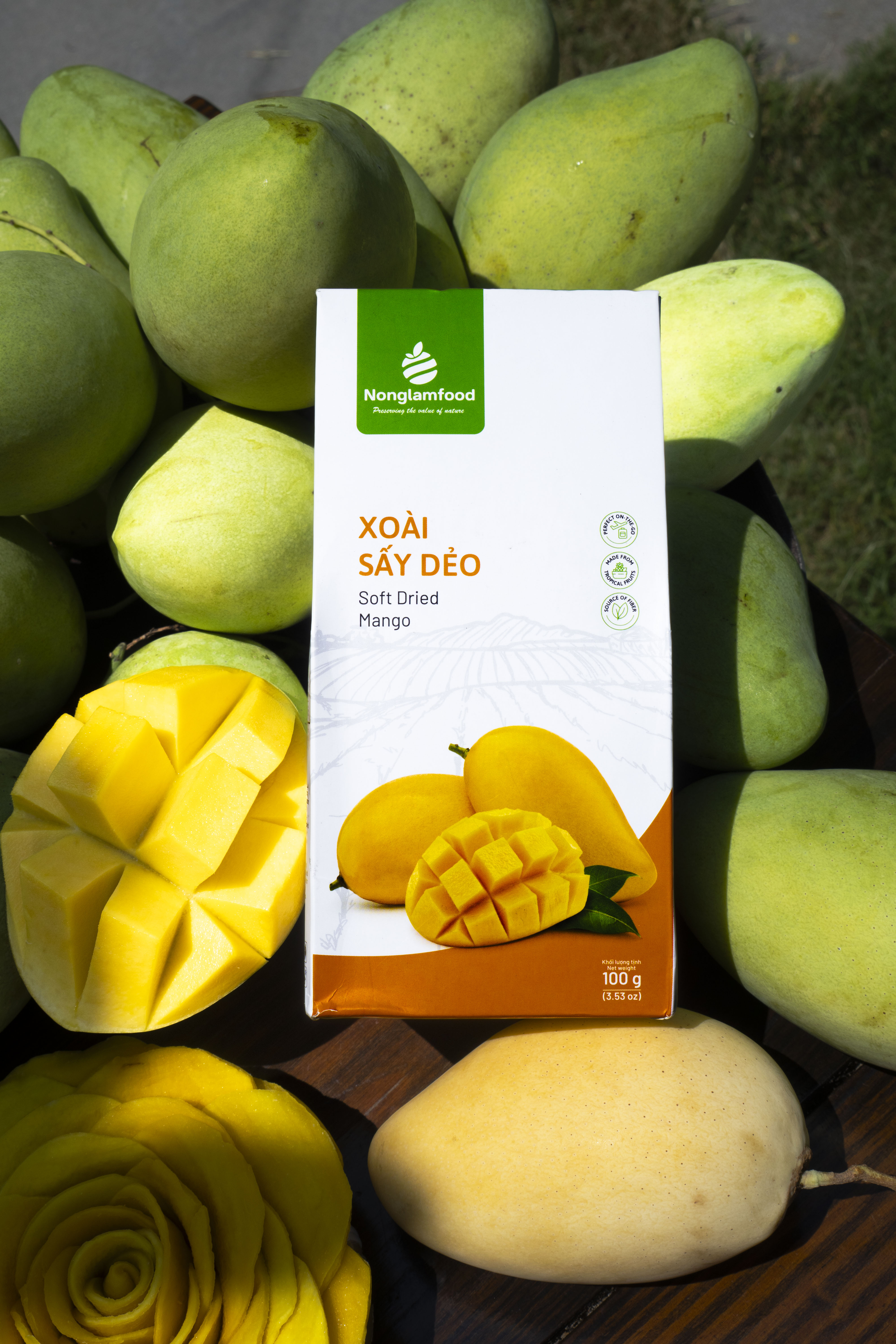 Hộp Xoài Sấy Dẻo Nonglamfood