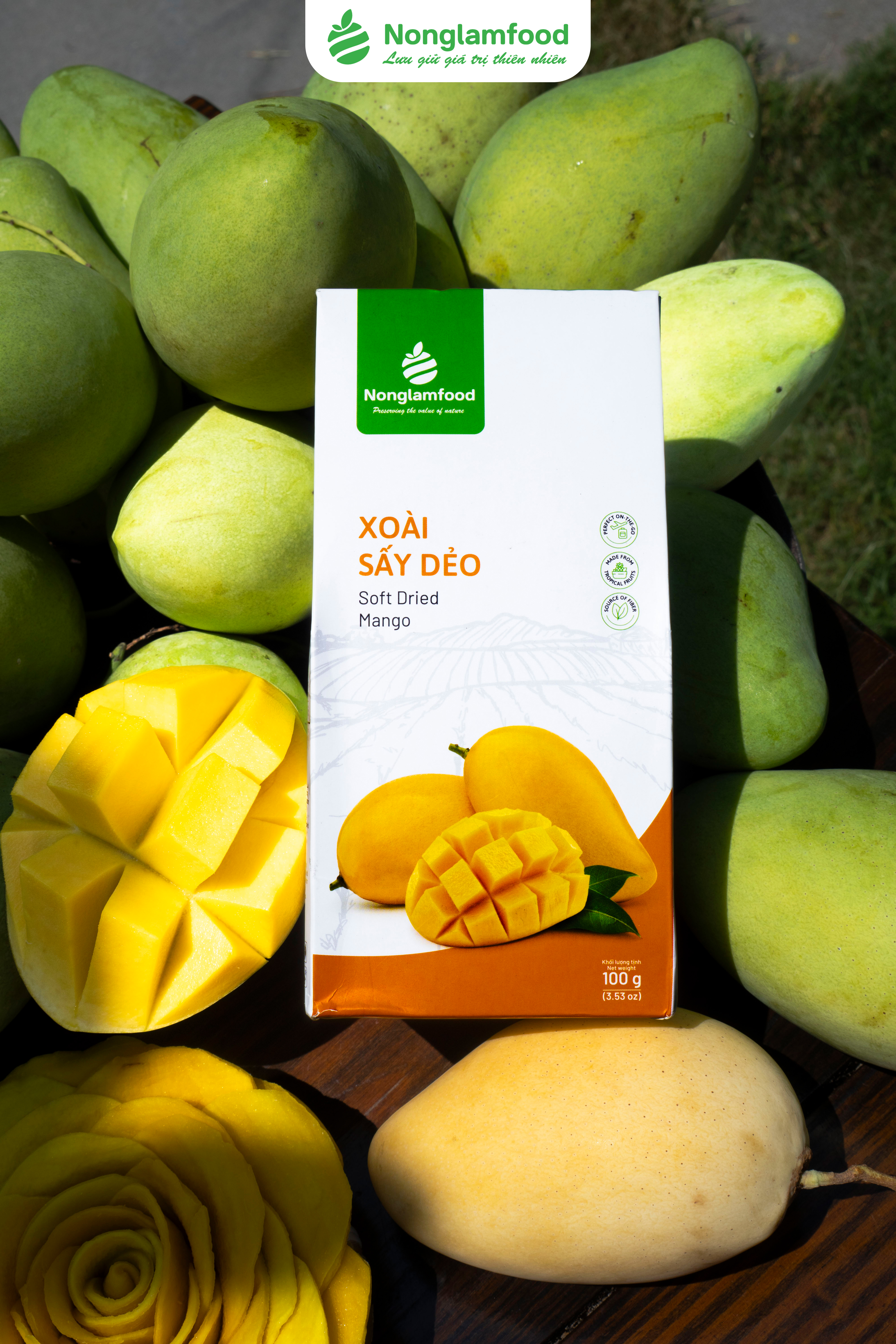 Hộp Xoài Sấy Dẻo Nonglamfood