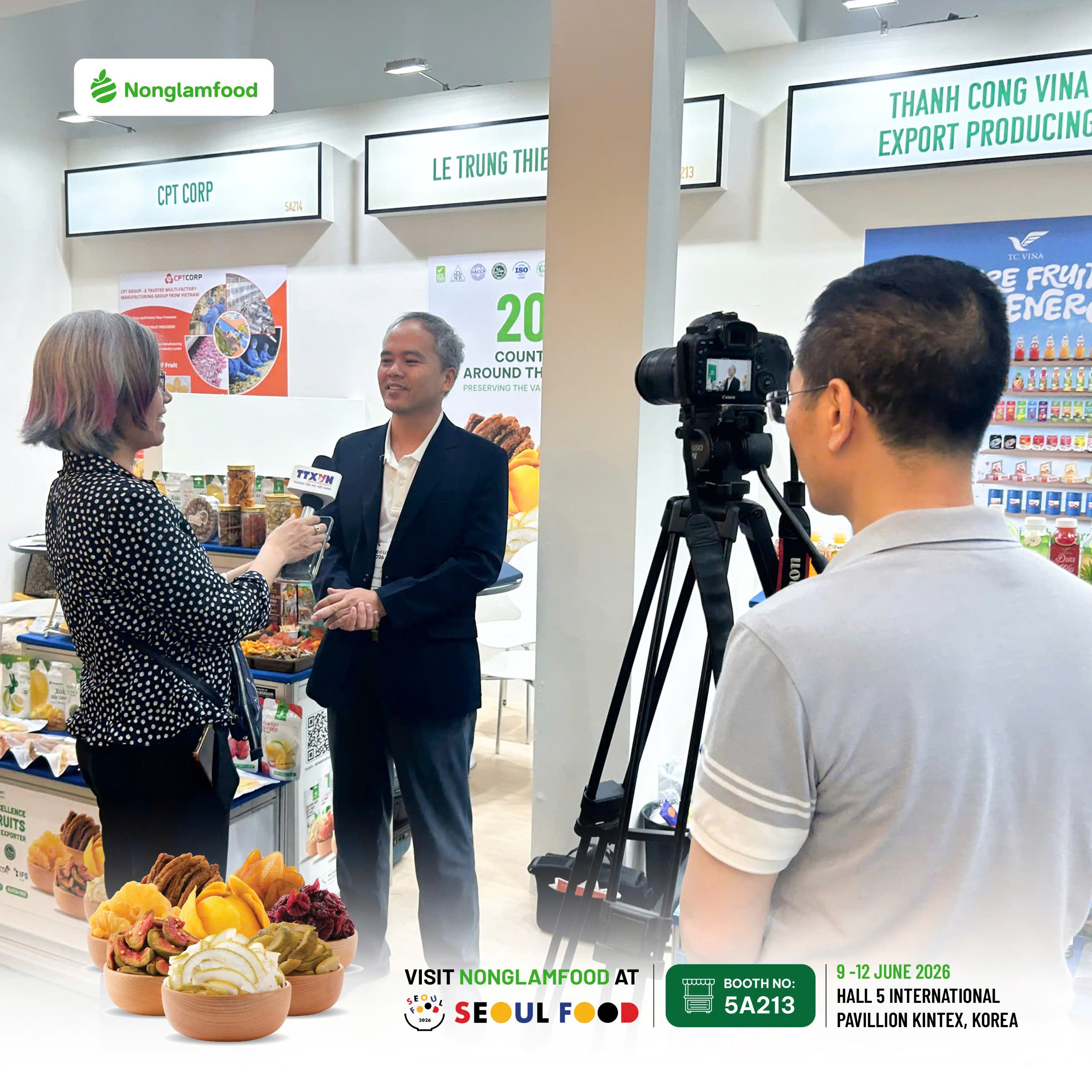 NONGLAMFOOD AT SEOUL FOOD 2026 – CONTINUING THE JOURNEY OF BRINGING VIETNAMESE AGRICULTURAL PRODUCTS TO THE WORLD