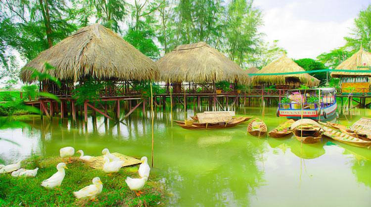 Harmony in nature with the form of ecotourism garden in Can Tho