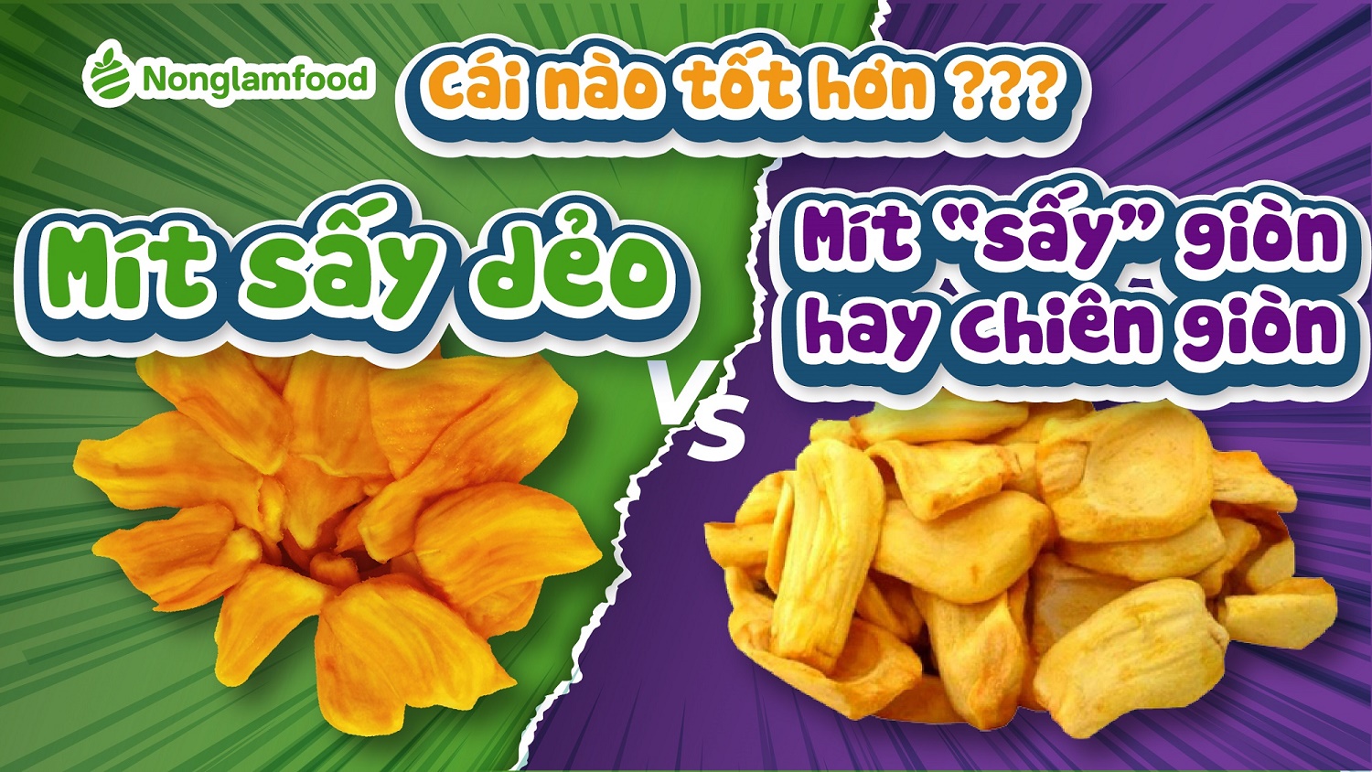 Soft dried jackfruit vs crispy jackfruit chips