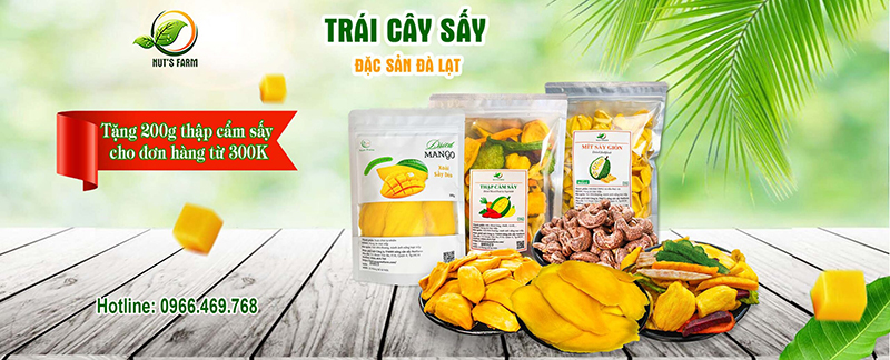 Nut's Farm – Trái cây sấy và các loại hạt