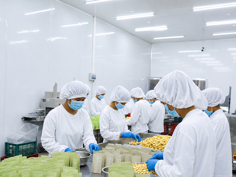 Tiêu chuẩn của một nhà máy sản xuất hạt dinh dưỡng xuất khẩu